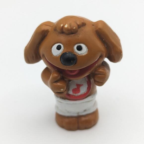 Muppet Babies Baby Rowlf Rare PVC Figure Jum Henson Cartoon Toy Rolf - Picture 1 of 7